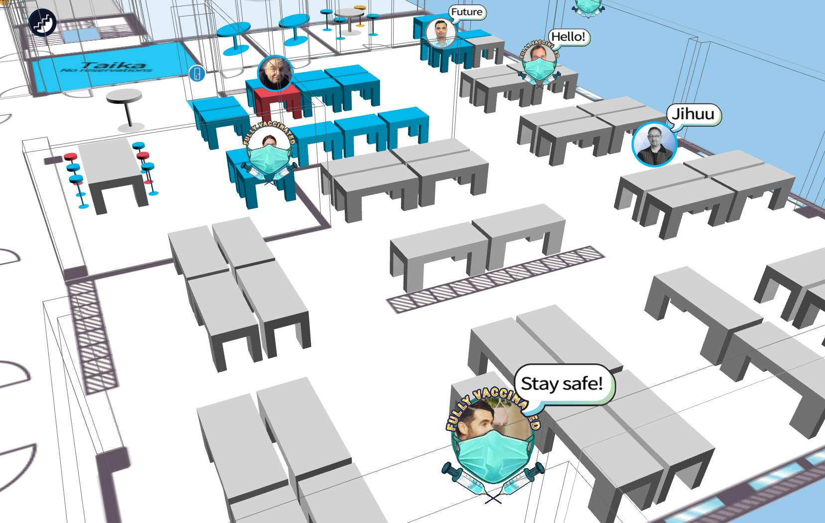 Digital twin enables companies to execute COVID guidelines at the office
